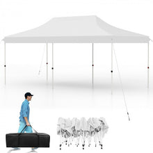 Load image into Gallery viewer, Costway 10 x 20 Feet Pop-Up Canopy Tent with Portable Bag - Suitable for Camping, Parties, and Backyard Weddings
