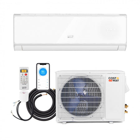 17000 BTU White Mini Split Air Conditioner with WiFi Mobile Control