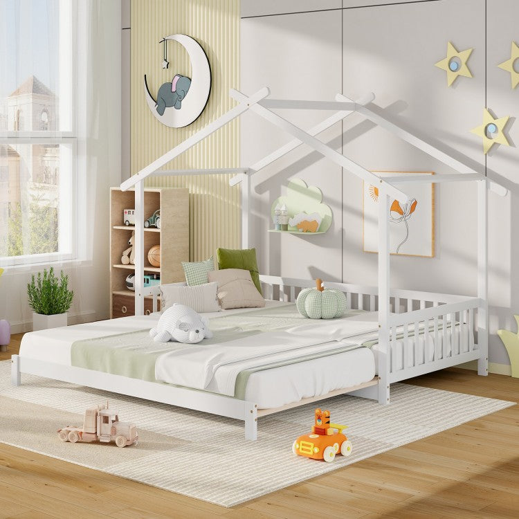 Adjustable Ceiling Mounted Double Bed Frame