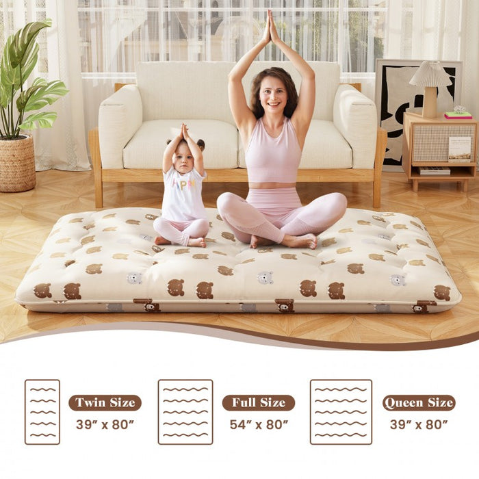 Multifunctional Portable Zabuton Futon Mattress with Dust Cover