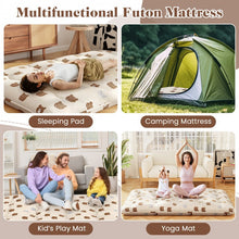 Charger l&#39;image dans la galerie, Multifunctional Portable Zabuton Futon Mattress with Dust Cover
