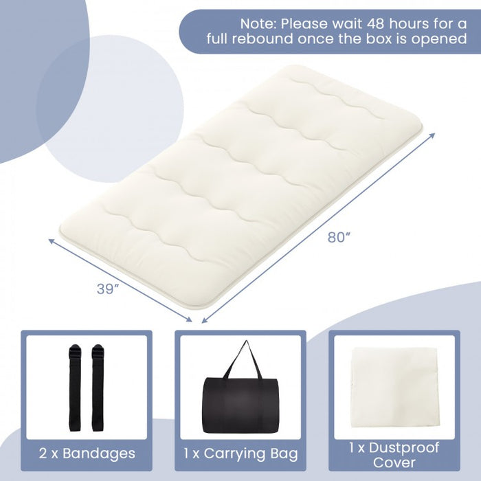 Portable Multifunctional Zabuton Mattress with Dust Cover