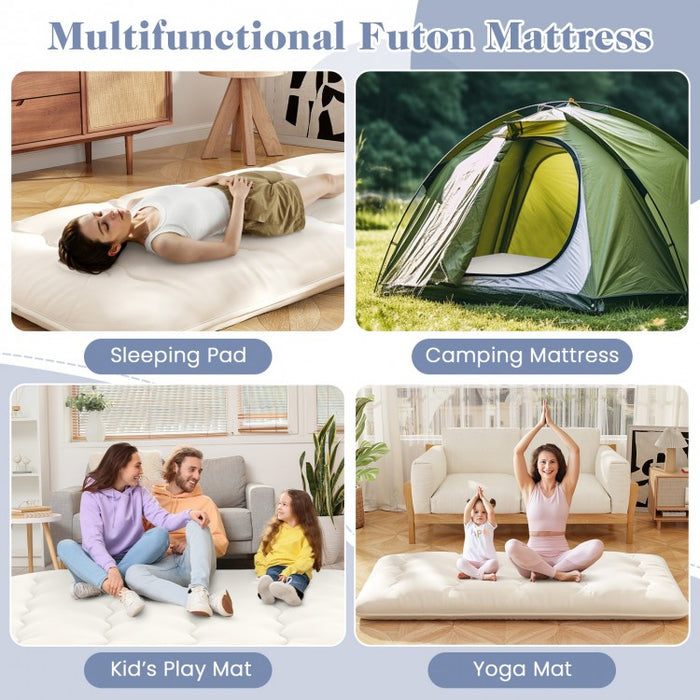 Portable Multifunctional Zabuton Mattress with Dust Cover