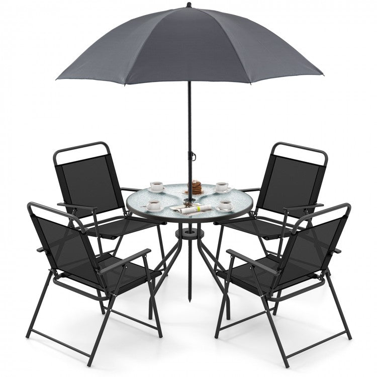 Outdoor Patio Dining Set with Umbrella