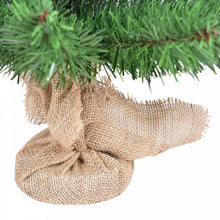 Load image into Gallery viewer, Small Tabletop Christmas Tree with Burlap Base - Suitable for Christmas Decorations
