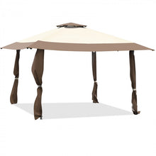 Load image into Gallery viewer, 13 x 13 Ft Outdoor Garden Portable Pop-Up Canopy Gazebo with Carrying Bag
