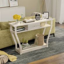 Load image into Gallery viewer, Costway Modern Entryway Console Table with Drawers - Suitable for Living Room and Porch
