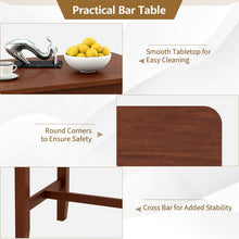 Load image into Gallery viewer, Vintage Rectangular Dining Table with Three-Tier Storage Shelf - Suitable for Kitchen and Restaurant
