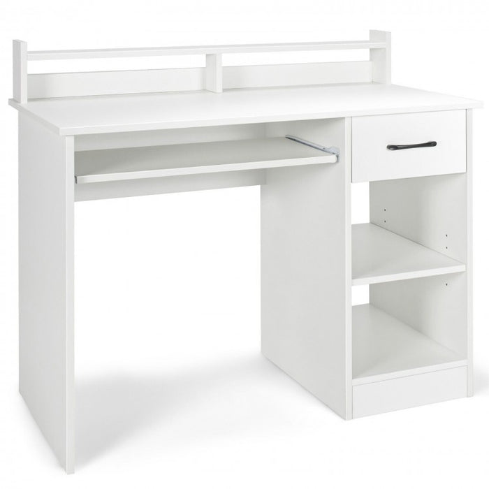 Multifunctional Office Computer Desk with Keyboard Tray