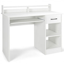 Load image into Gallery viewer, Multifunctional Office Computer Desk with Keyboard Tray
