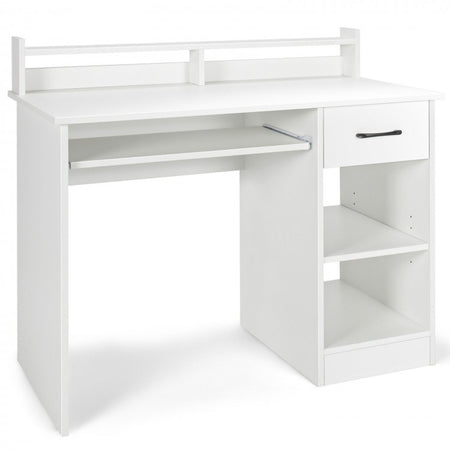 Multifunctional Office Computer Desk with Keyboard Tray