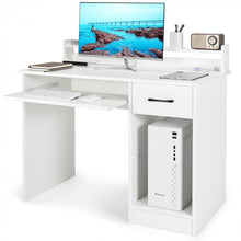 Load image into Gallery viewer, Multifunctional Office Computer Desk with Keyboard Tray
