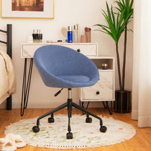 Load image into Gallery viewer, Costway Adjustable Swivel Accent Chairs with Round Back - Suitable for Restaurant, Bar, and Cafe

