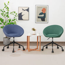 Load image into Gallery viewer, Costway Adjustable Swivel Accent Chairs with Round Back - Suitable for Restaurant, Bar, and Cafe
