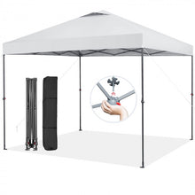 Load image into Gallery viewer, Costway 10x10 ft Outdoor Canopy Shade Pop-Up Tent with Carry Bag - Suitable for Backyard Parties and Gatherings
