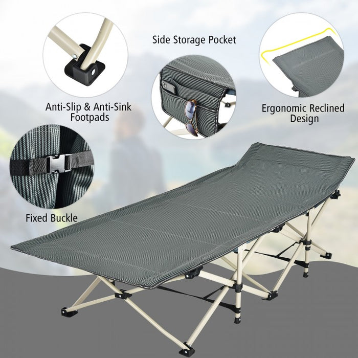 Camping Beds Folding Bed with Carrying Bag - Convenient for Hiking and Outdoor Travel