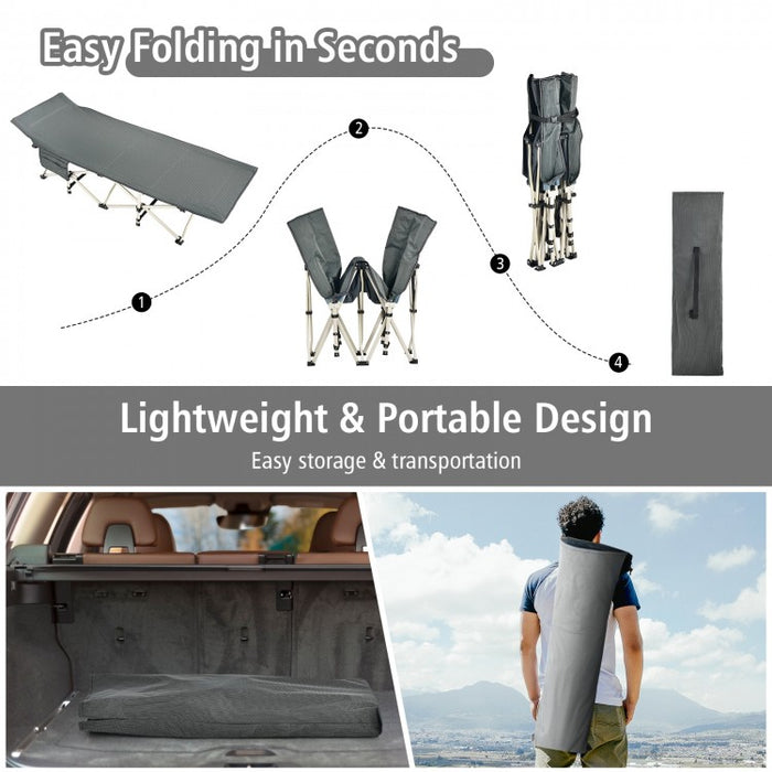 Camping Beds Folding Bed with Carrying Bag - Convenient for Hiking and Outdoor Travel