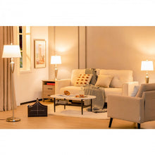 Load image into Gallery viewer, Costway Modern Side Table Lamp and Floor Lamp Set of 3 - Suitable for Bedroom, Study, and Office
