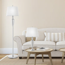Load image into Gallery viewer, Costway Modern Side Table Lamp and Floor Lamp Set of 3 - Suitable for Bedroom, Study, and Office
