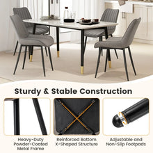 Load image into Gallery viewer, Mid-Century Modern Dining Chairs Set - 2-Piece Set with Cushioned Seats - Suitable for Kitchen and Dining Room
