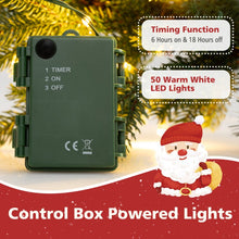 Load image into Gallery viewer, Realistic PVC Christmas Tree with LED String Lights - Battery Operated - Suitable for Home, Apartment, and Store Christmas Decorations
