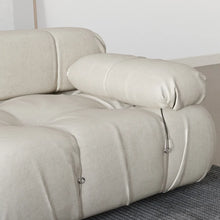 Load image into Gallery viewer, Modern Velvet Sectional Sofa with Convertible Chaise - Suitable for Living Room and Showroom
