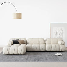 Load image into Gallery viewer, Modern Velvet Sectional Sofa with Convertible Chaise - Suitable for Living Room and Showroom
