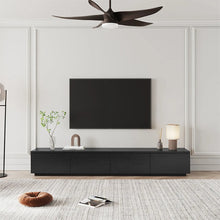 Load image into Gallery viewer, Modern Minimalist TV Stand Entertainment Center with 4 Storage Drawers

