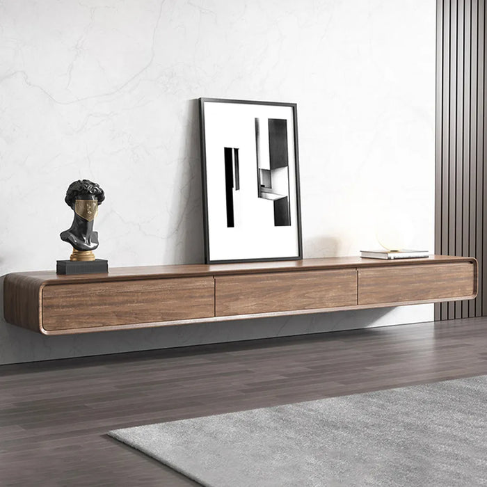 Modern Minimalist Living Room TV Stand - Wall-Mounted and Floor-Standing Options