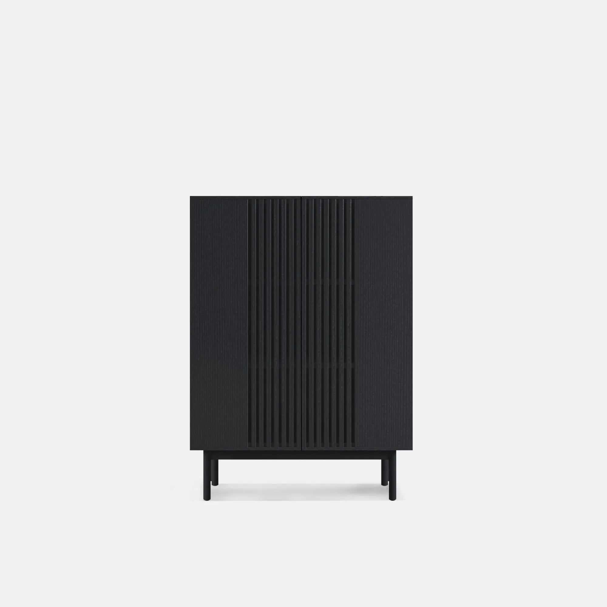 Modern Minimalist Side Cabinet Floor Storage Cabinet - Suitable for Living Room and Bedroom