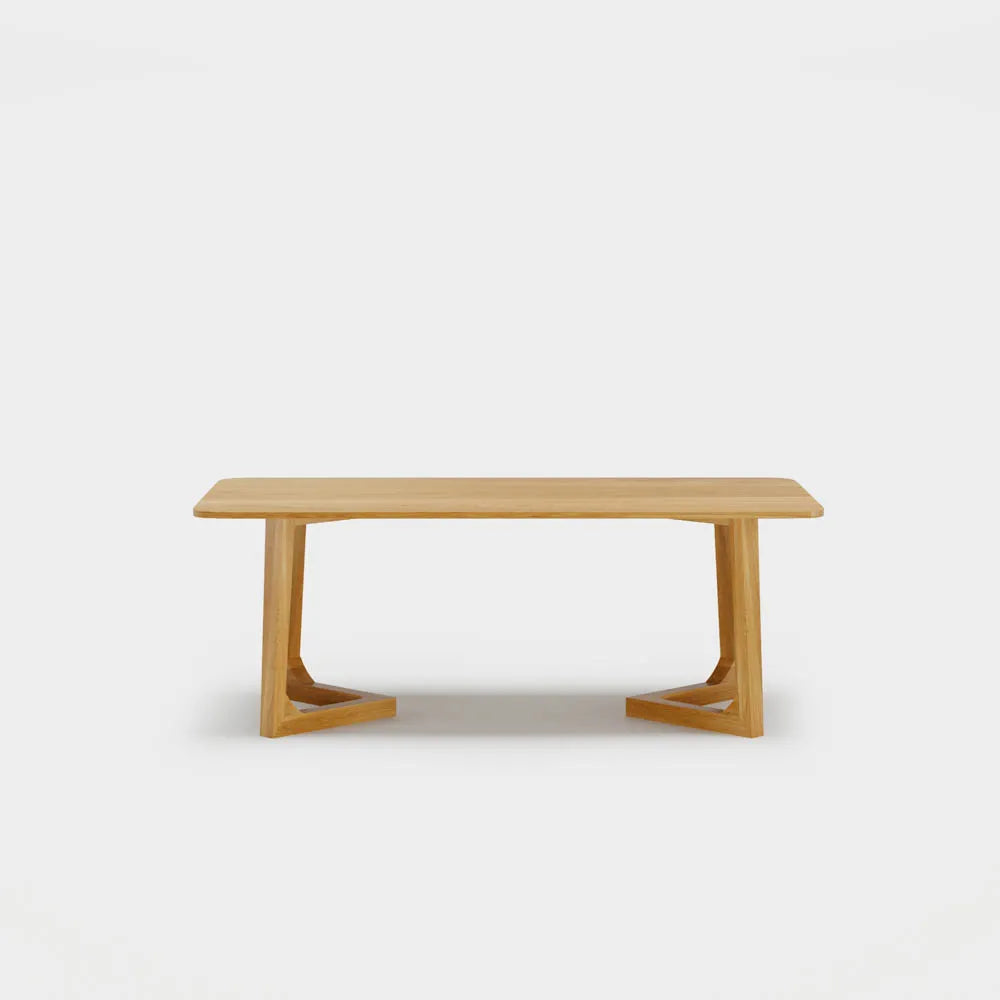 Modern Minimalist Coffee Table with H-Shaped Legs - Suitable for Living Room
