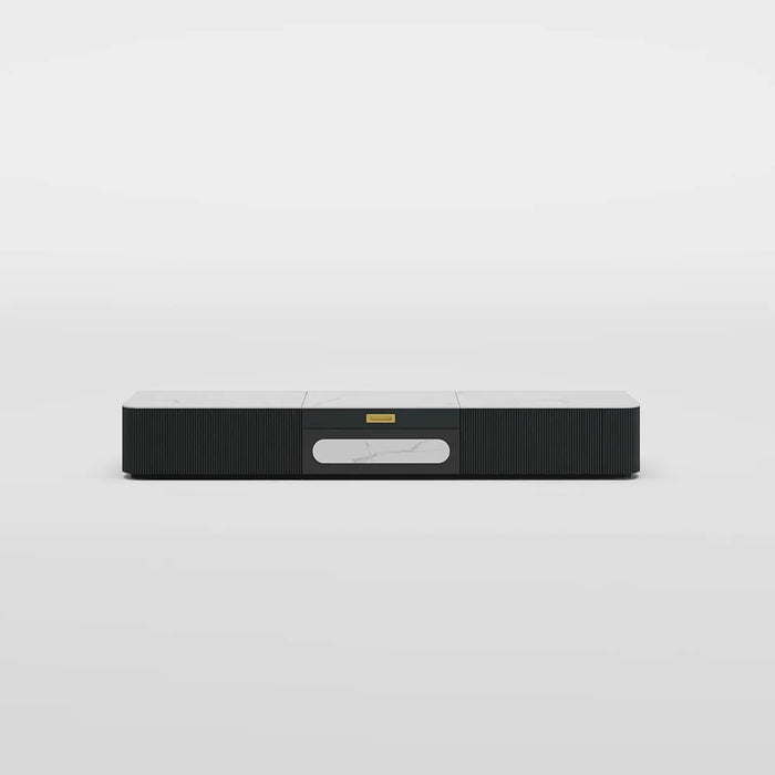 Modern Minimalist All-in-One Projector Stand TV Stand with Pull-Out Extendable Shelf - Suitable for Home Theater