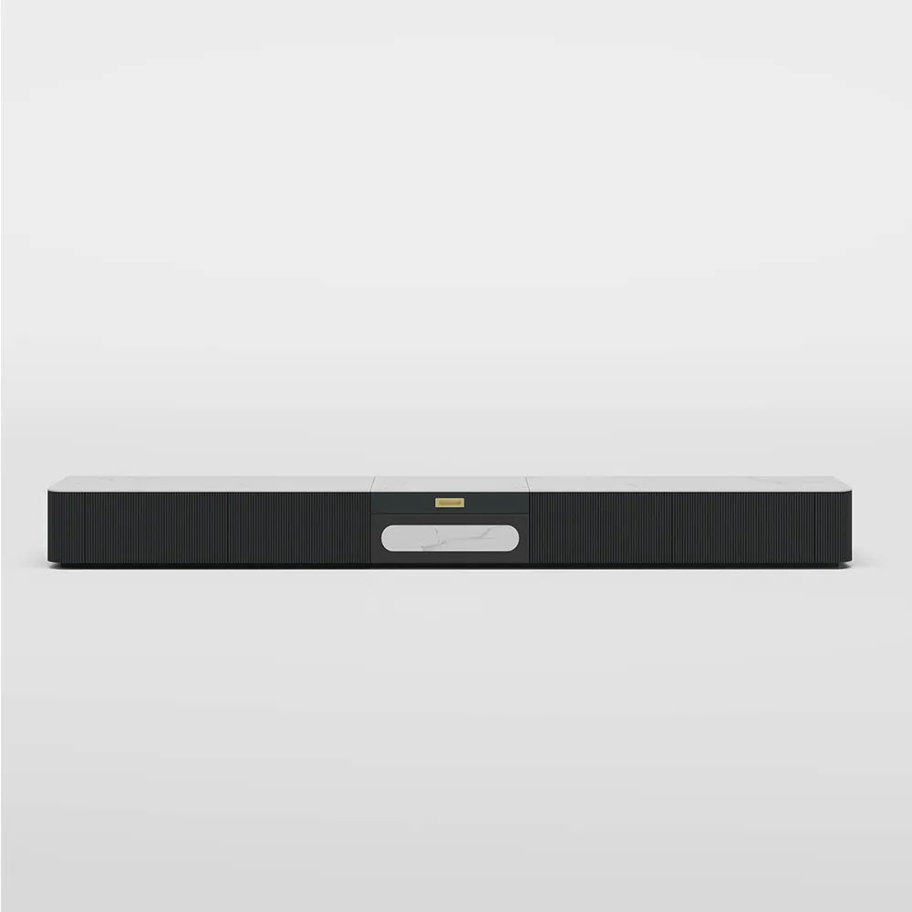 Modern Minimalist All-in-One Projector Stand TV Stand with Pull-Out Extendable Shelf - Suitable for Home Theater