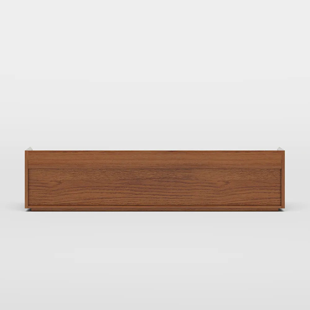 Modern Minimalist TV Stand with Upper and Lower Drawers