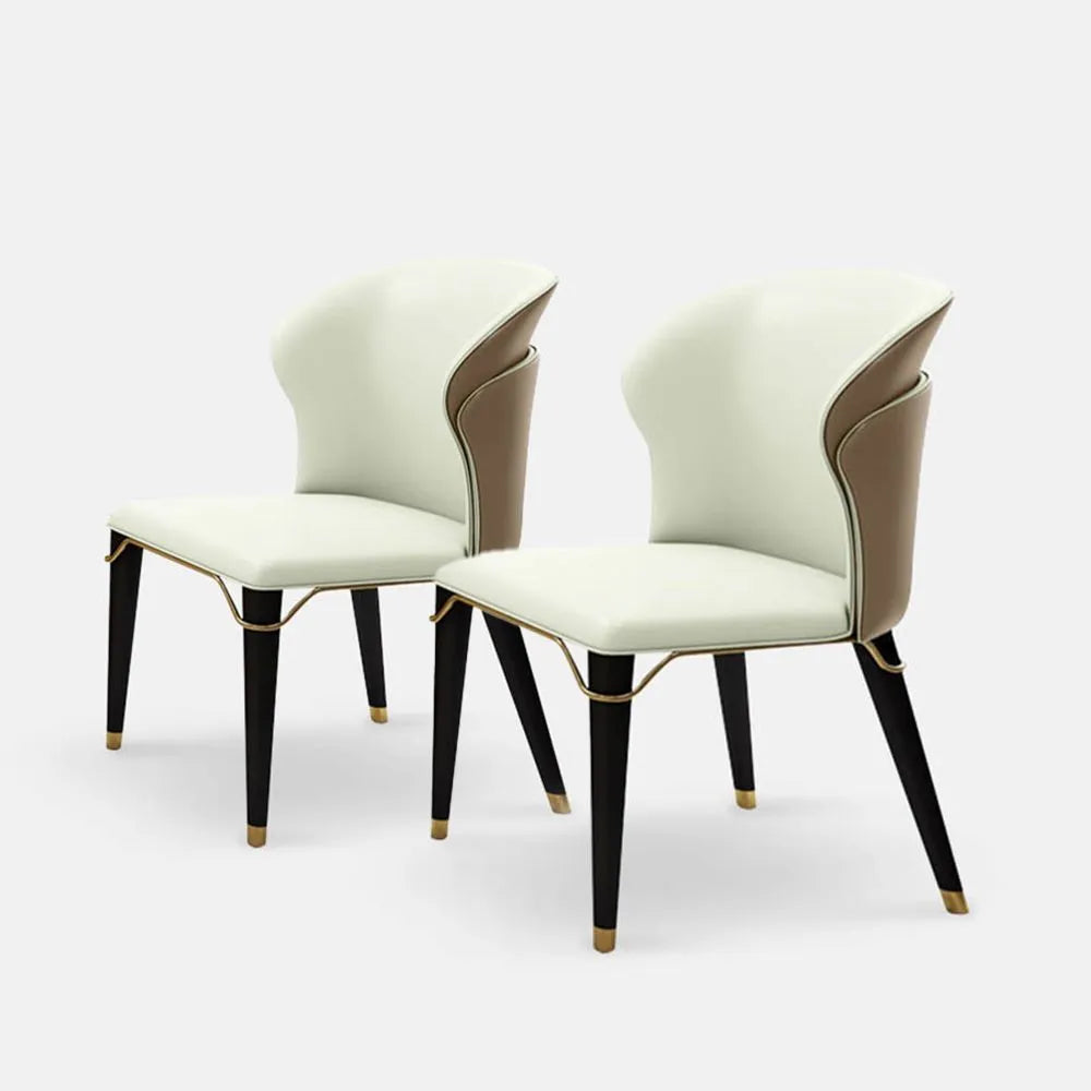 Modern Minimalist Dining Chairs with Foam Cushions - Comfortable Seating for Dining Room