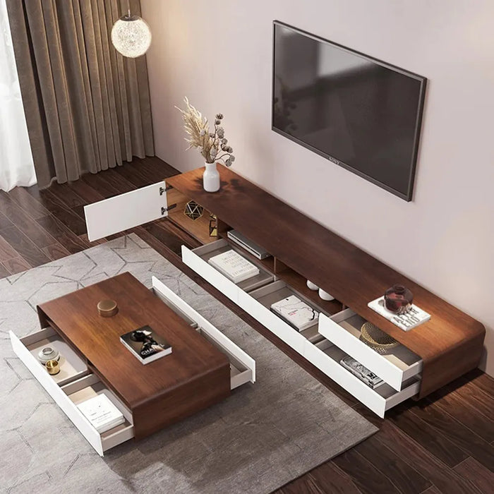 Modern Minimalist TV Stand Floor Cabinet Entertainment Center - Suitable for Living Room
