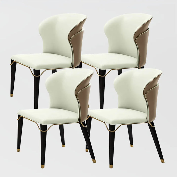 Modern Minimalist Dining Chairs with Foam Cushions - Comfortable Seating for Dining Room