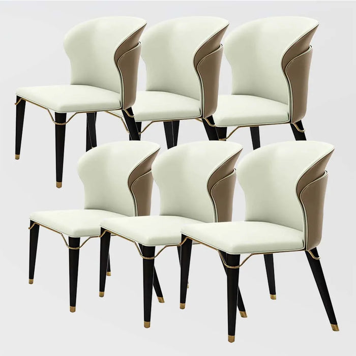 Modern Minimalist Dining Chairs with Foam Cushions - Comfortable Seating for Dining Room