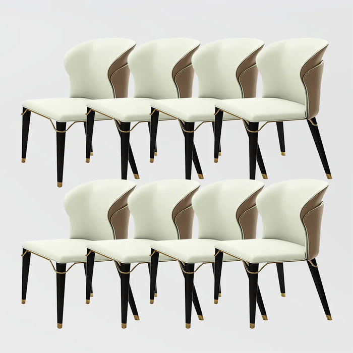 Modern Minimalist Dining Chairs with Foam Cushions - Comfortable Seating for Dining Room
