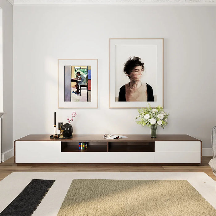 Modern Minimalist TV Stand Floor Cabinet Entertainment Center - Suitable for Living Room