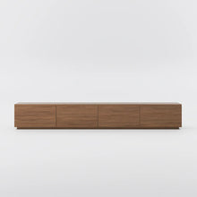 Load image into Gallery viewer, Modern Minimalist TV Stand Entertainment Center with 4 Storage Drawers
