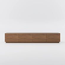 Load image into Gallery viewer, Modern Minimalist TV Stand Entertainment Center with 4 Storage Drawers
