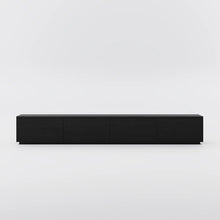 Load image into Gallery viewer, Modern Minimalist TV Stand Entertainment Center with 4 Storage Drawers
