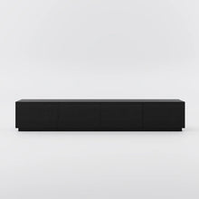 Load image into Gallery viewer, Modern Minimalist TV Stand Entertainment Center with 4 Storage Drawers
