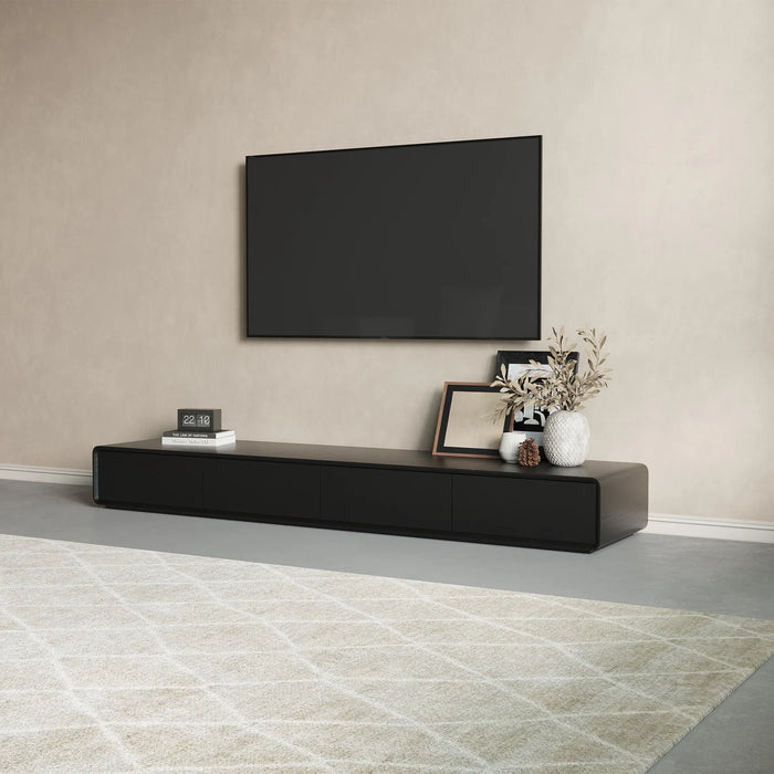 Modern Minimalist Living Room TV Stand - Wall-Mounted and Floor-Standing Options