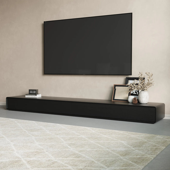 Modern Minimalist Living Room TV Stand - Wall-Mounted and Floor-Standing Options