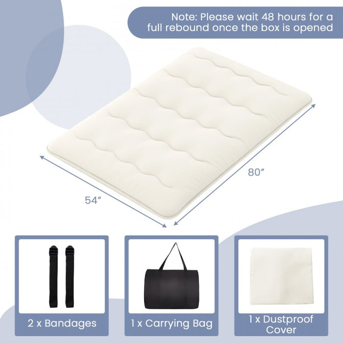 Portable Multifunctional Zabuton Mattress with Dust Cover