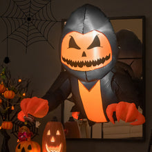 Load image into Gallery viewer, Halloween Inflatable Hanging Pumpkin Head Ghost - Suitable for Haunted Houses, Parties, and Halloween Decorations
