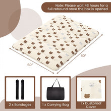 Charger l&#39;image dans la galerie, Multifunctional Portable Zabuton Futon Mattress with Dust Cover
