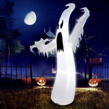 Load image into Gallery viewer, Halloween Inflatable Ghost with Built-in LED Lights and Blower - Suitable for Halloween Decorations

